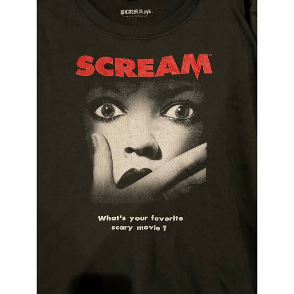 SCREAM - New Black Graphic Sweatshirt Size 2XL - Picture 1 of 4